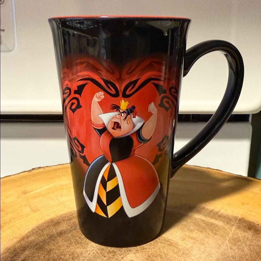 Disney Queen of Hearts Black and Red Mug